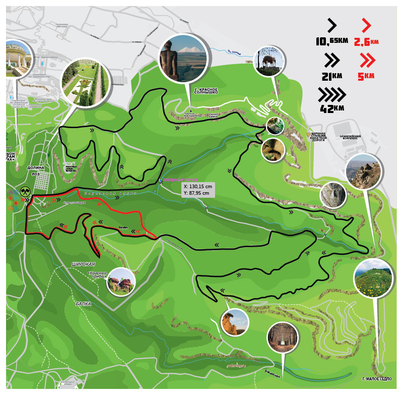 Карта парка в кисловодске с достопримечательностями кисловодск маршрутами